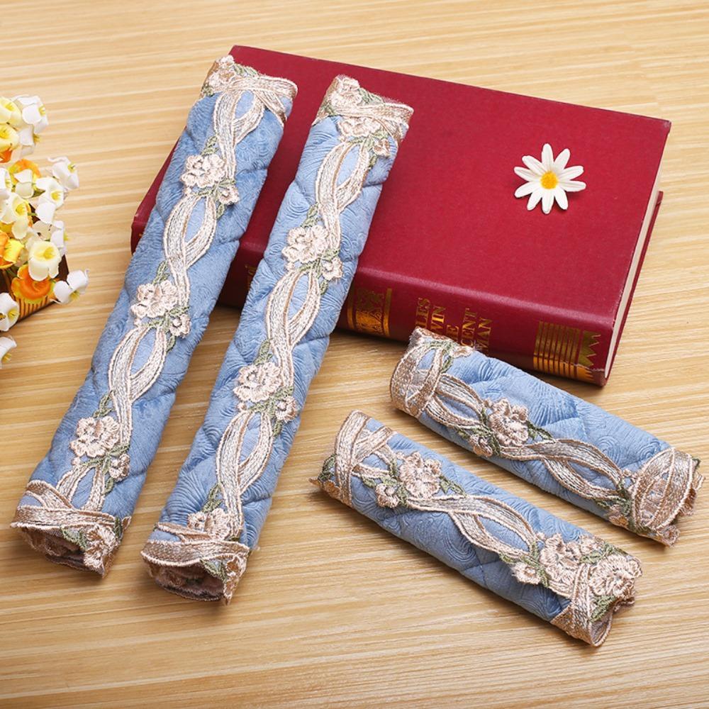 LONTIME Vỏ Bọc Tay Nắm Cửa Tủ Lạnh Chất Liệu Cotton Dùng Trong Nhà Bếp Vào Mùa Đông