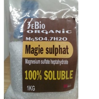 Magie sunphate gói 1kg - Phân trung lượng bón rễ Manhê Sunphat