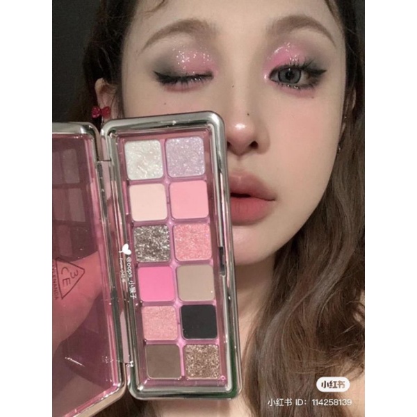 Bảng phấn mắt 12 ô 𝟑𝐂𝐄 New Take Eyeshadow Palette