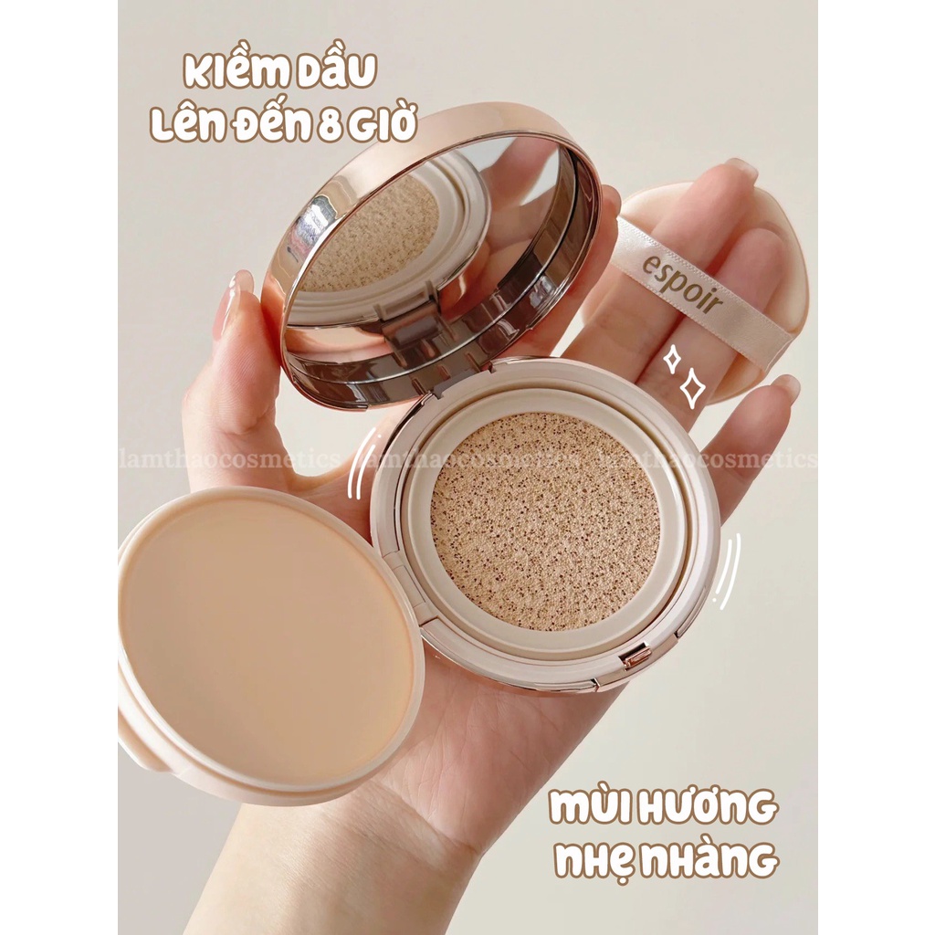 (KHẮC TÊN THANH TOÁN TRƯỚC & NOTE GHI CHÚ) Phấn Nước Che Khuyết Điểm Espoir Pro Tailor Be Glow Cushion SPF42 PA++ | BigBuy360 - bigbuy360.vn