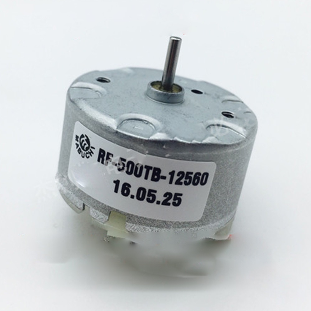 Mô Tơ RF-500TB-12560 DC 6V 12V 24V Có Chuông Báo Động Cho Van Điện Thông Minh