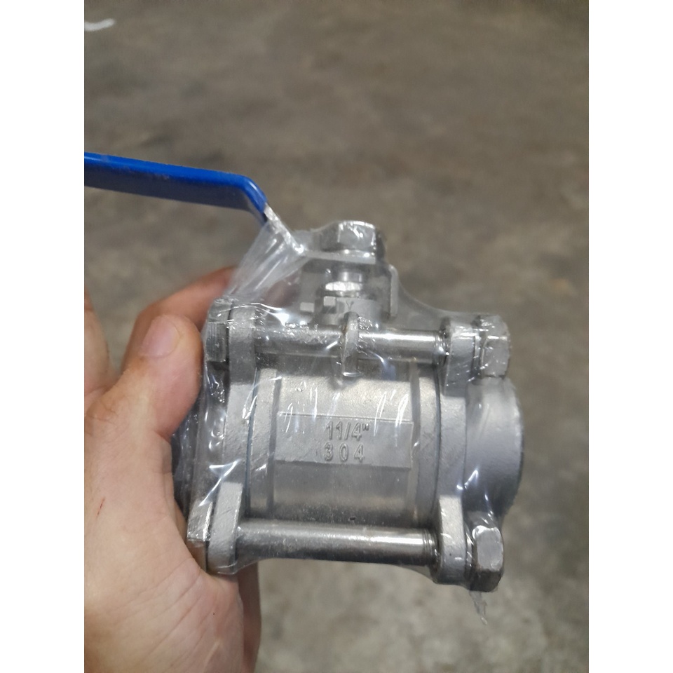 Van Bi inox nối hàn loại 3 mảnh stainless Steel 3 Piece Body Ball Valve