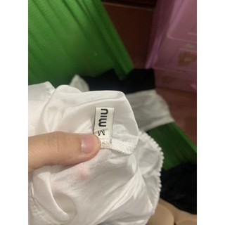 Thanh lý áo sơ mi tiểu thư Miu Miu auth size M