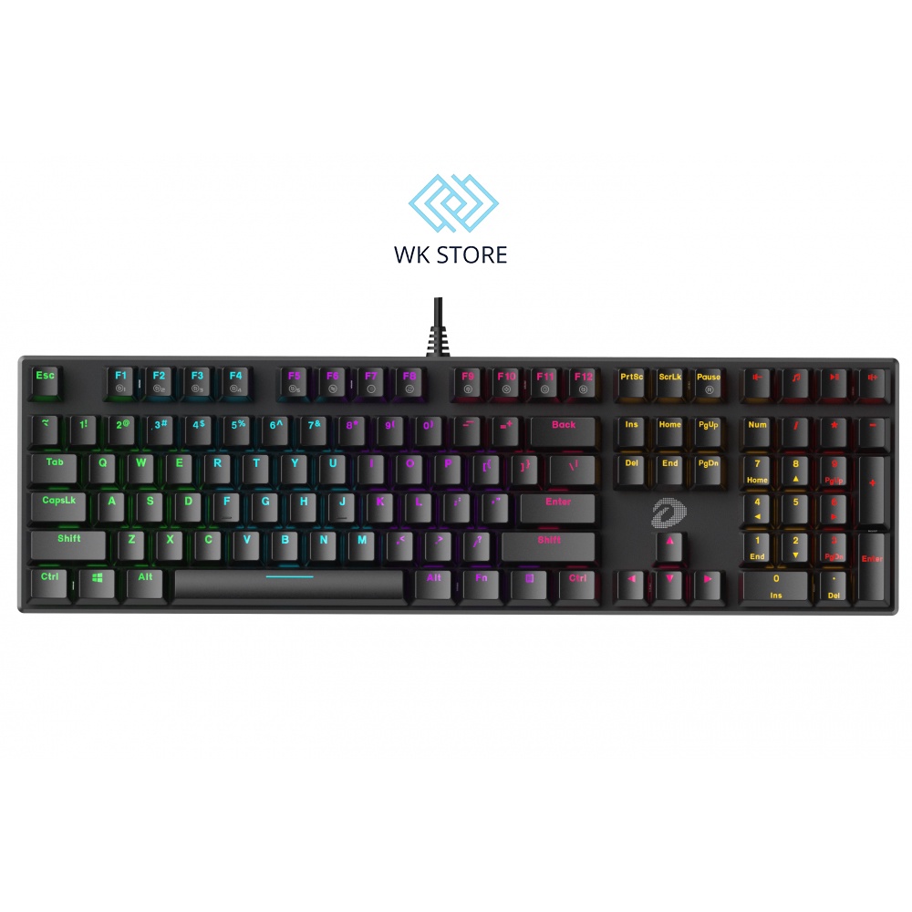 Bàn phím cơ Gaming Dareu EK810 Multi Led Brown/Blue/Red Switch (Chính hãng, BH 24 tháng) | BigBuy360 - bigbuy360.vn