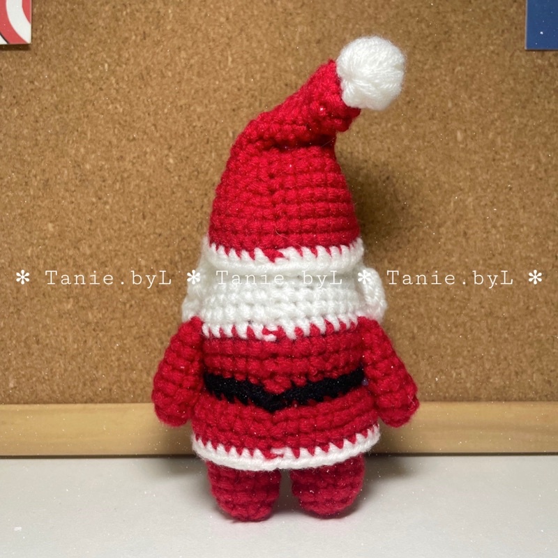 Móc Khoá Ông Già Noel Bằng Len Handmade
