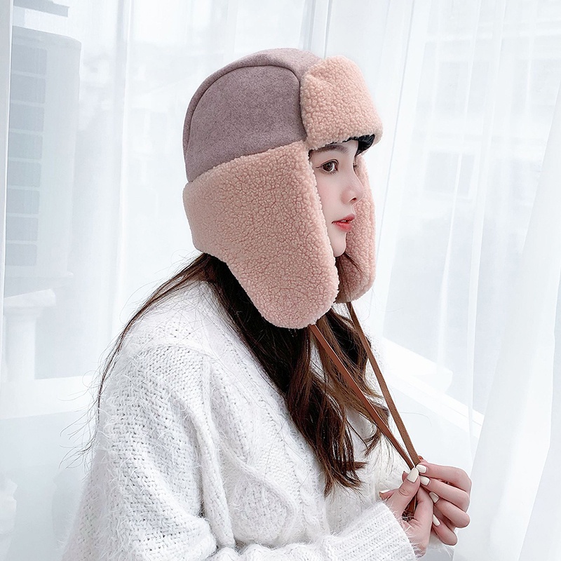 Mũ Trùm Đầu Bảo Vệ Tai Giữ Ấm Mùa Đông Cho Nữ (z2k)