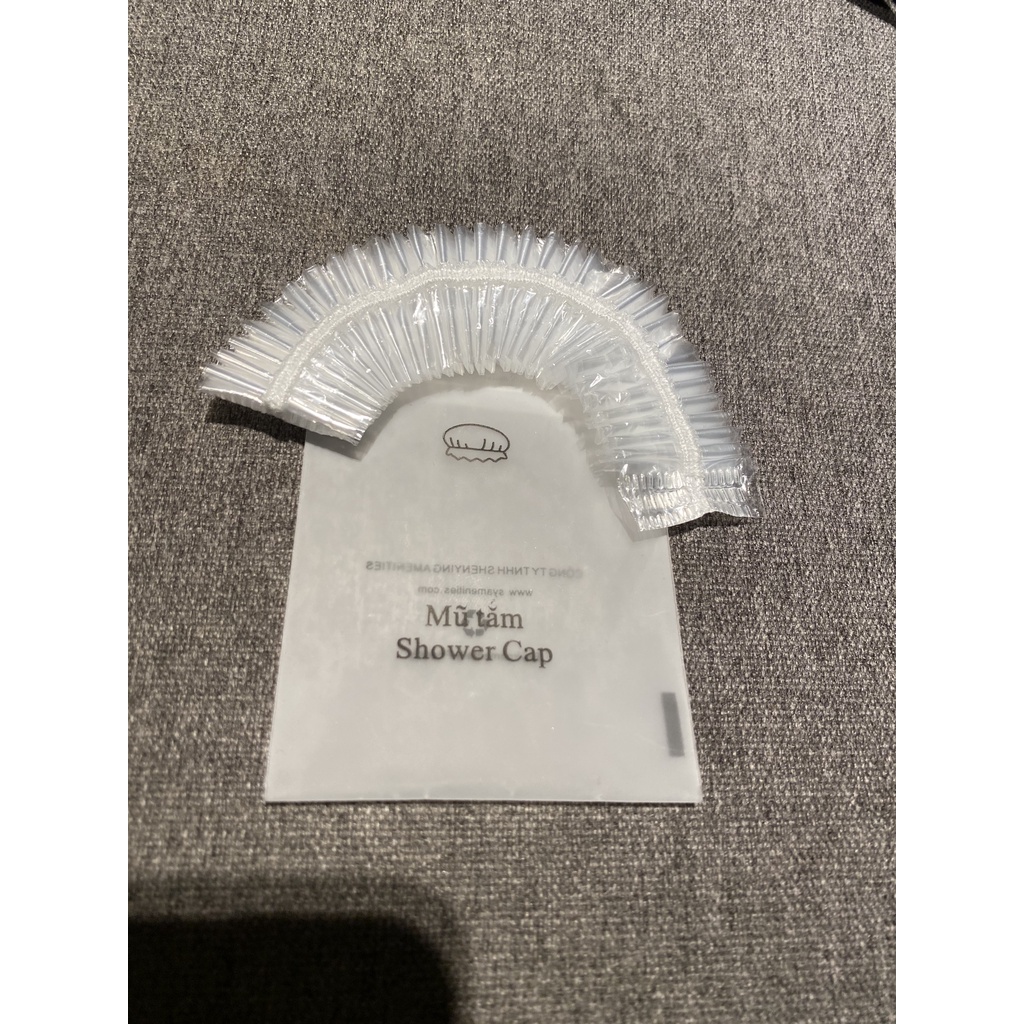 Nón tắm Tatahome Chụp tóc mũ trùm đầu con sâu nhựa giá rẻ cho khách sạn