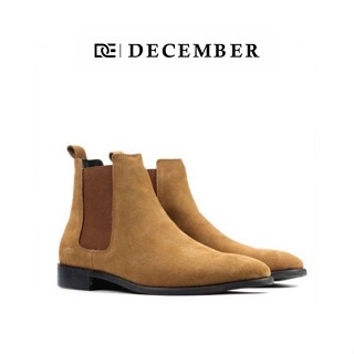 Giày Boot Nam DECEMBER Chelsea Boot Tobacco - Da Lộn