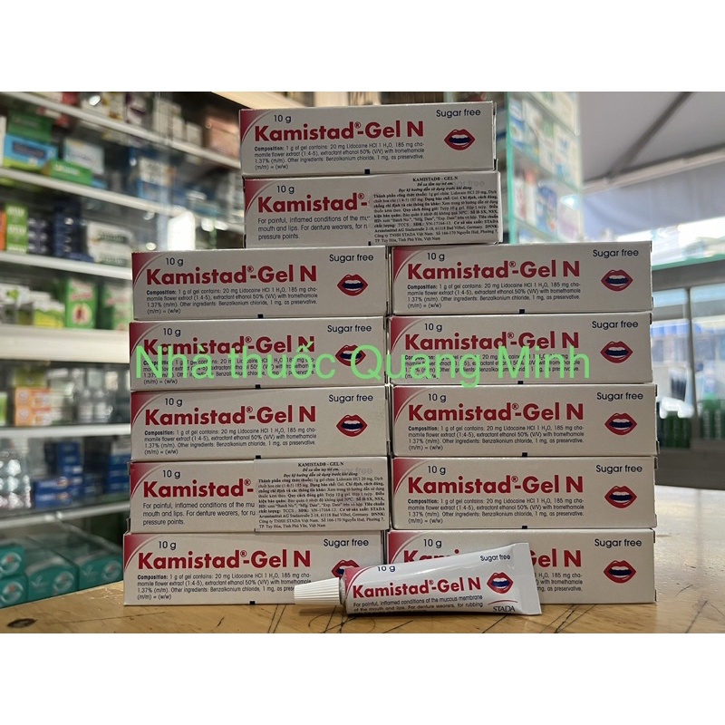 ✅ Gel Nhiệt Miệng Kamistad gel N( Hàng Đức Chính hãng