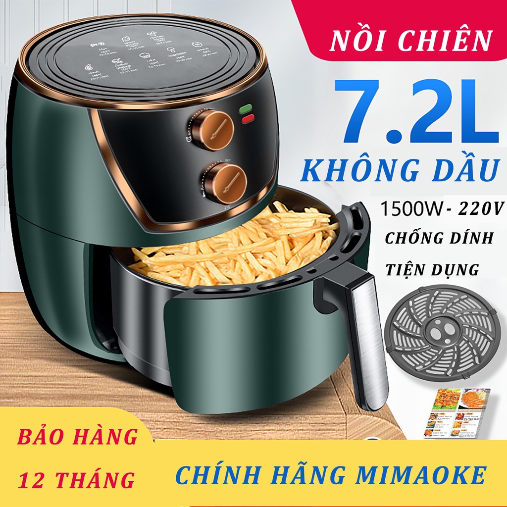 Nồi chiên không dầu Camel , Chiên dùng không dầu, không khói, bảo hành 9 tháng
