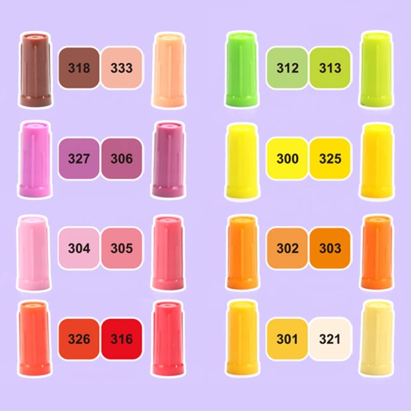 Set 36 Bút Đánh Dấu Hai Đầu Lâu Trôi Nhanh Khô Nhiều Màu Sắc Dành Cho Trẻ Em