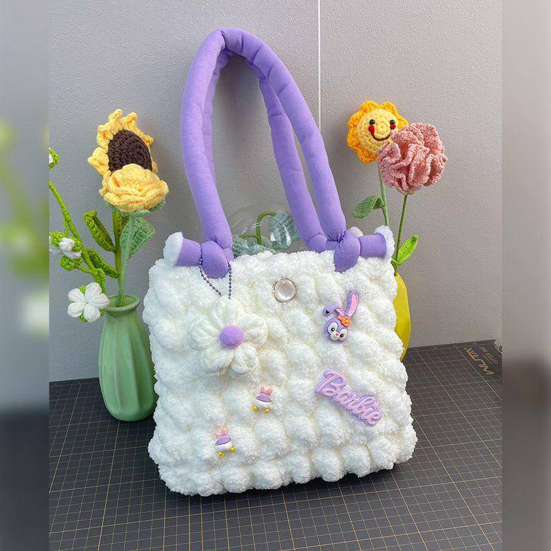 Bộ Túi Xách Dệt Tay DIY Xinh Xắn Cho Bạn Gái