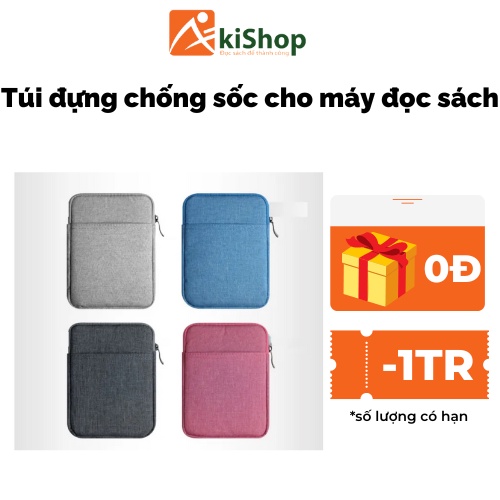 Túi đựng chống sốc cho máy đọc sách Kindle, Boox, Kobo vải