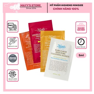 Gói Mặt Nạ Đất Sét - Nghệ - Cúc - Gừng 5ml | Sample Mask Gói Các Loại