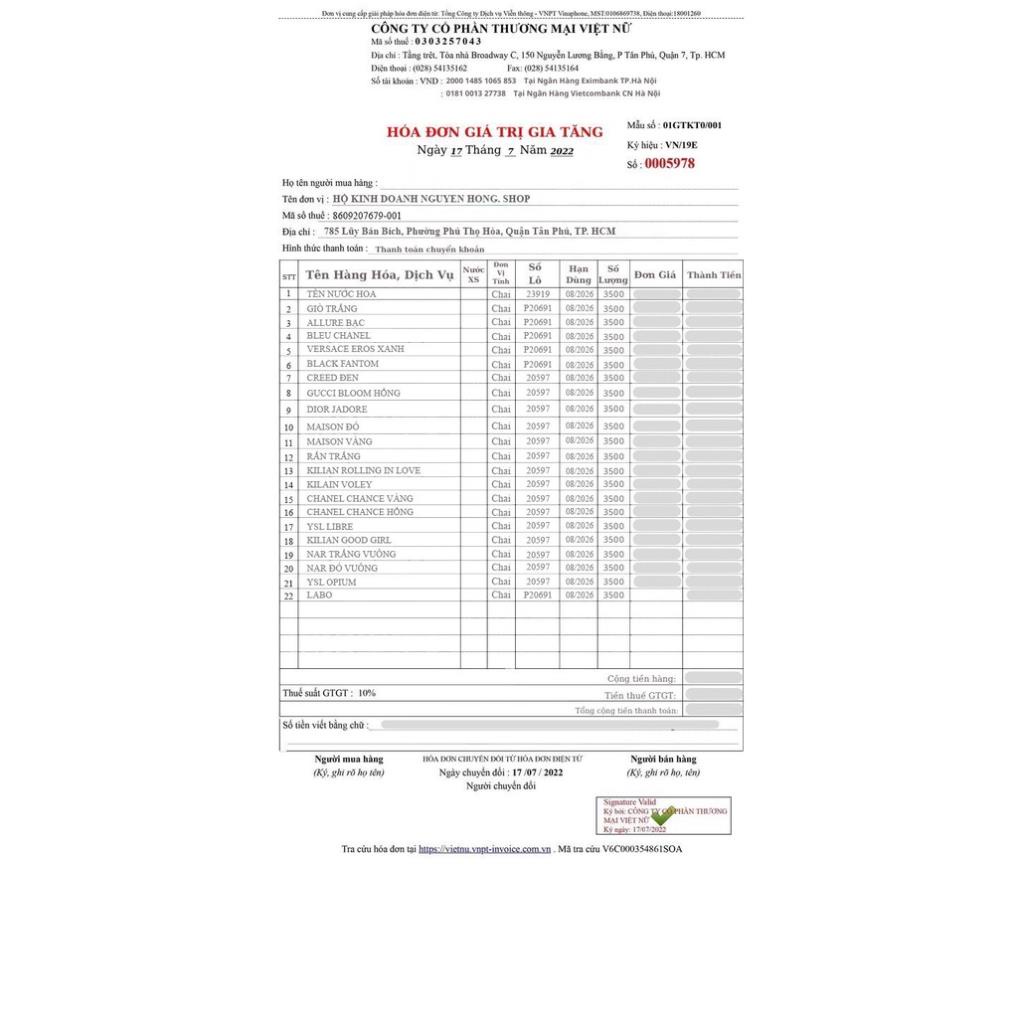 Nước Hoa Unisex Le Labo Santal 33 100ml aoi_store