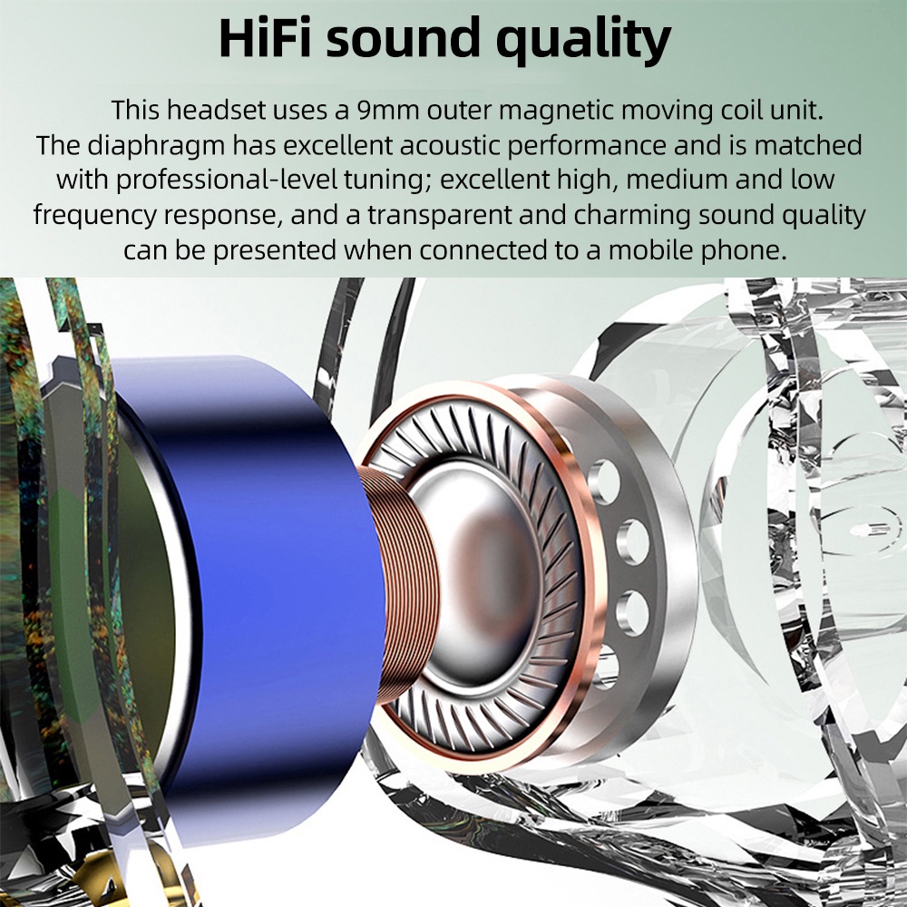 Tai Nghe Nhét Tai FAAEAL LM5 1DD Chơi Game Có Nam Châm Và Dây Cáp Tháo Rời Được Dành Cho Điện Thoại MP3 HiFi