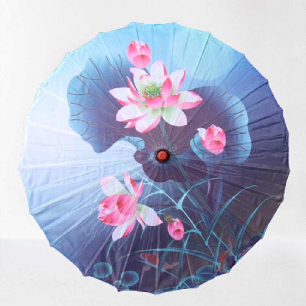 Dù Vải Lụa Dầu Phong Cách Trung Hoa Truyền Thống Làm Đạo Cụ Chụp Ảnh Cho Nữ