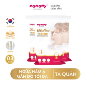 Combo túi 3 miếng Tã Dán Mamamy Ultraflow S/M/L/XL