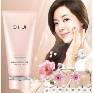 Set Sửa Rửa Mặt Ohui Hồng Micral cấ ẩm sạch sâu