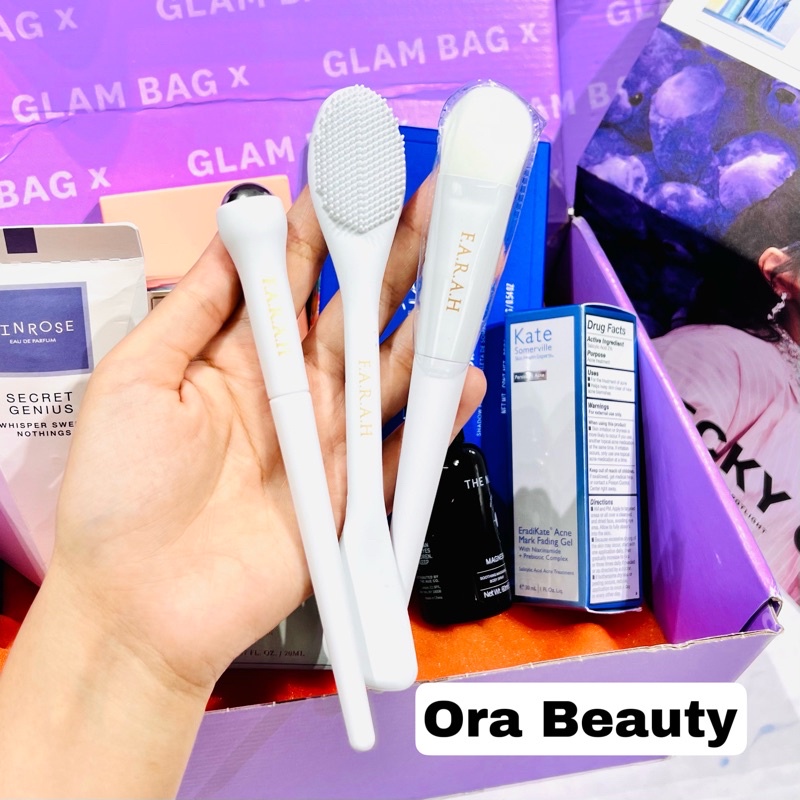 Bộ cọ chăm sóc da mặt F.A.R.A.H The Skin Retreat Set in White