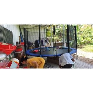 Sàn nhún lò xo bật nhảy Trampoline,nhà banh nhún nhà kích thước 3.05m/ 10FT _