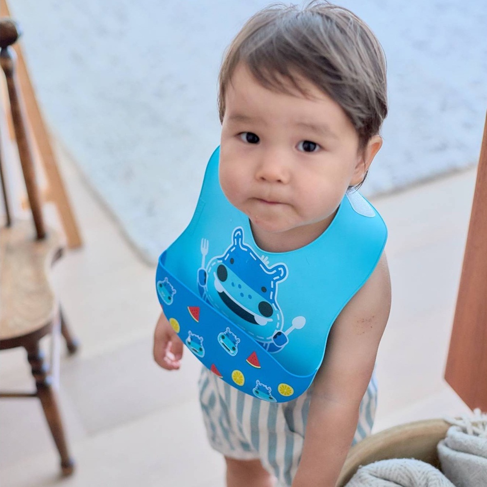 Yếm Silicon Ăn Dặm Cổ Dán Cho Bé Marcus &amp; Marcus, Từ 6 Tháng - Lucas
