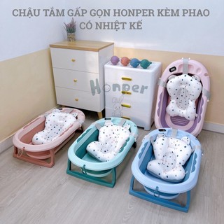 CHẬU TẮM GẤP GỌN CHO BÉ LOẠI MỚI 2020 MẪU CHẬU CÁ HEO HONPER