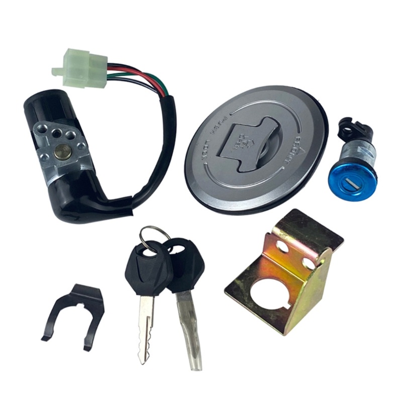 Bộ Ổ Khóa + 2 Chìa Khóa Khởi Động Dành Cho GSXR600 GSXR750 GSXR1000 K6 K7 K8 K9 GSXR1300 SV650 SV1