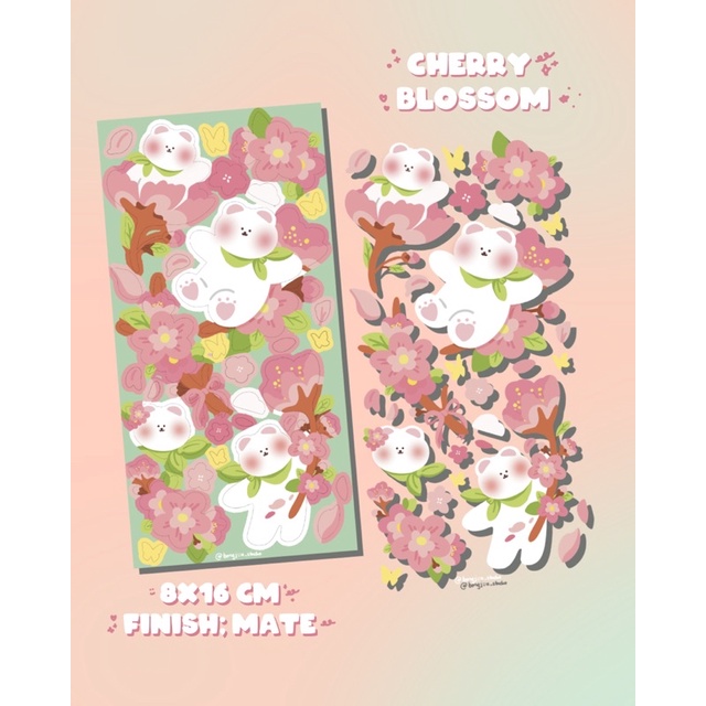 bongjua | sticker Cherry Blossom - sticker hoa anh đào 🌸