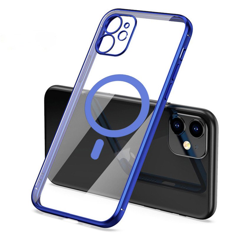 Ốp Lưng Từ Tính Sạc Không Dây Viền Si iPhone X/xsmax/11/11promax/12/12promax/13/13promax (JA Shop)