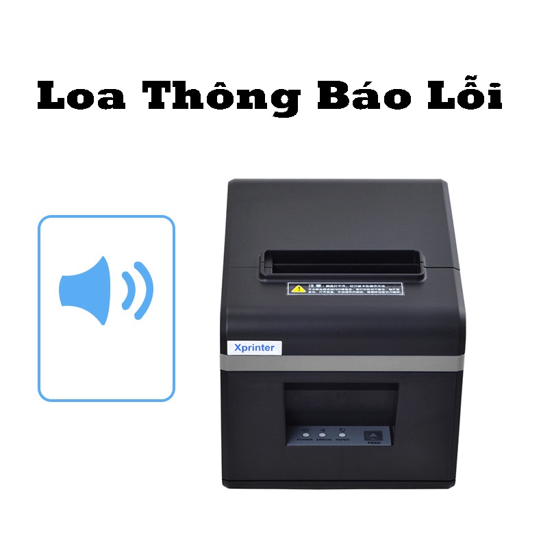 Máy in nhiệt KO DÂY WIFI in hóa đơn bán hàng - in bình luận livestream FB khổ giấy K80mm qua điện thoại laptop