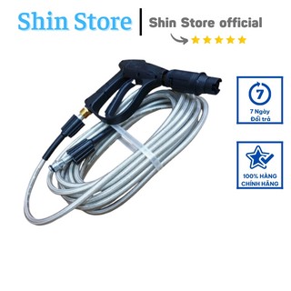 [COMBO DÂY SÚNG XỊT CHÍNH HÃNG] Dây rửa xe 8 mét(hoặc 10m) + súng xịt rửa xe cao áp (trực tiếp) ZUKUI -SHINSTORE