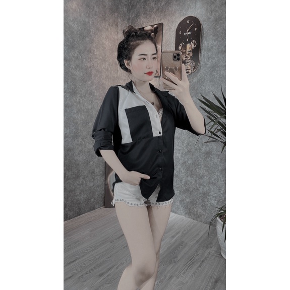 (FREE SHIP) HÀNG MỚI SƠ MI NAM NỮ IN TD MẪU HOT THIẾT KẾ TAY DÀI THOẢI MÁI KHI MẶC HOKO SHOP VALENTINNA