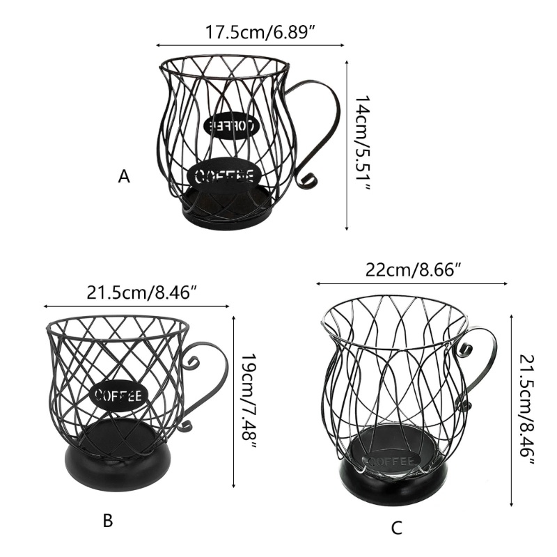 Giá Đỡ Cốc Cà Phê Espresso Pod Sức Chứa Lớn Tiện Dụng