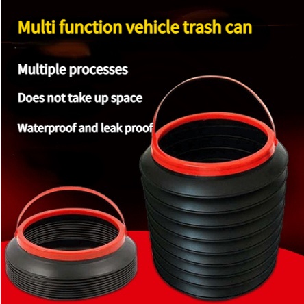 Thùng Đựng Rác Đa Năng Có Thể Gấp Gọn Tiện Dụng Cho Xe Hơi