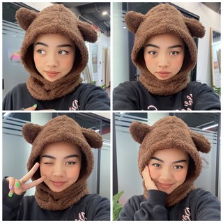 Mũ gấu lông siêu mềm