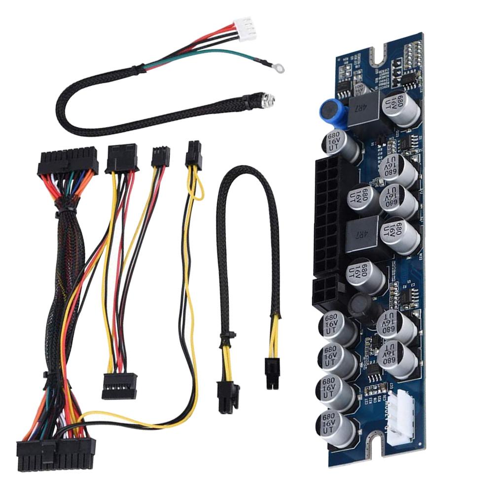 Bảng Mạch Nguồn ATX PC 12V 300W Kèm 24 Mô Đun Cung Cấp Điện