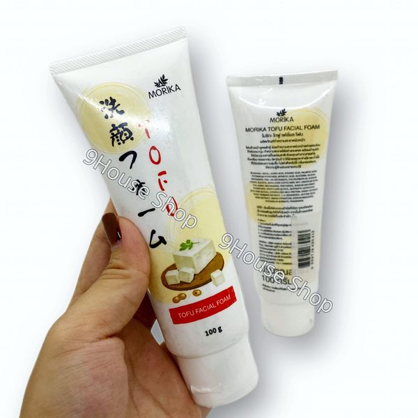 01 Tuýp Sữa Rửa Mặt Đậu Hủ Trắng Da Dưỡng Ẩm Morika Tofu Facial Foam Thái Lan 100gram