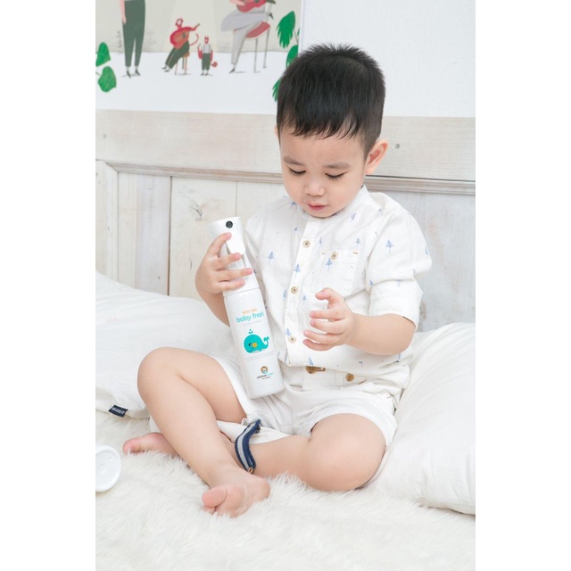 Xịt diệt khuẩn, khử mùi cho đồ chơi, bình sữa, núm ti giả Baby Fresh an toàn cho bé 300ml - JOONA BABY Việt Nam