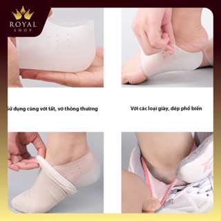 Tất Tăng Chiều Cao Silicon, Dẻo Dai, Êm Chân - Vớ Độn Giày Silicon Tăng Chiều Cao 2cm/3cm