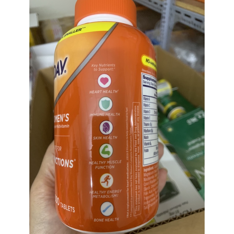 Vitamin Tổng Hợp One A Day Dành Cho Nam Nữ Giới Dưới 50 Tuổi _300 Viên-Hàng Mỹ chính hãng