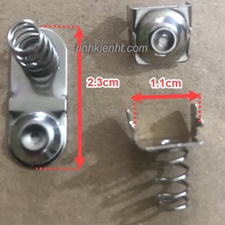 Túi 20 bộ đế pin micro không dây linh kiện Lò xo chân pin chân đế pin micro loại kép