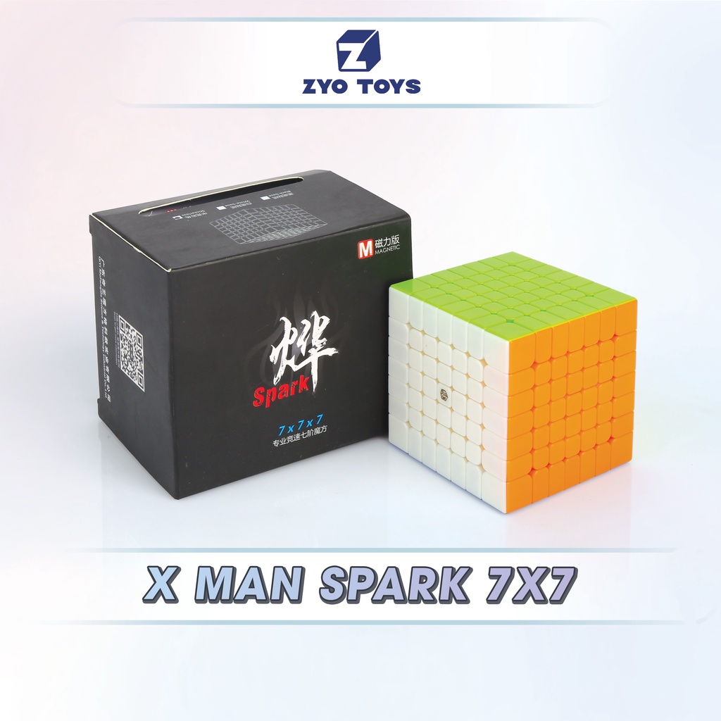 Đồ Chơi Rubik 7x7x7 XMan Spark M - Rubik 7x7 Cao Cấp QiYi- Đồ Chơi Trí Tuệ- Zyo Toys