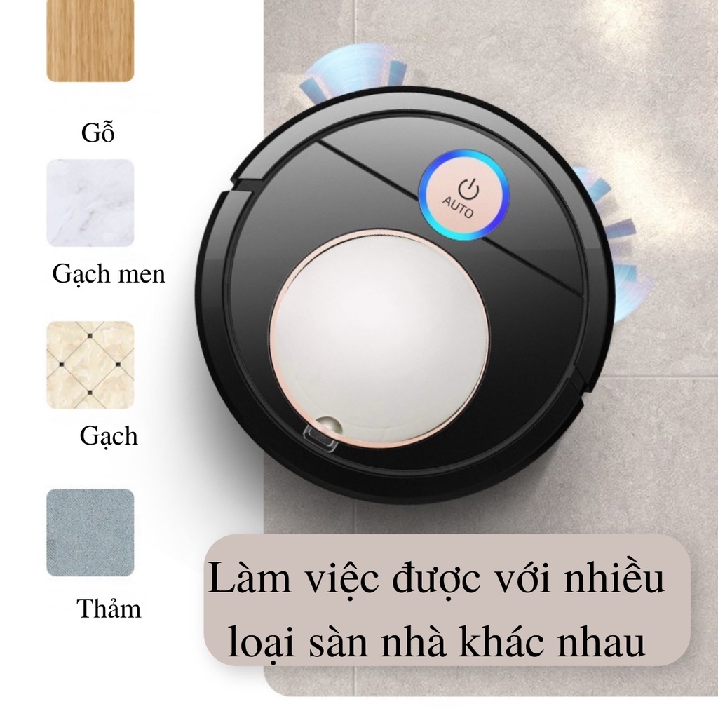 Robot Hút Bụi Tự Động Hàng Cao Cấp ES34 - Máy Lau Quét Nhà Thông Minh Có Cảm Biến Chống Rơi Tự Động Quay Đầu | BigBuy360 - bigbuy360.vn