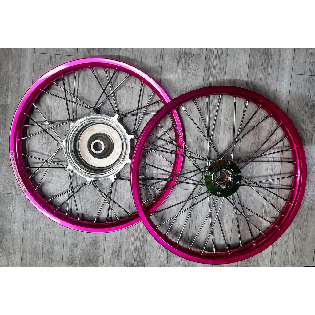 Bộ bánh tăm vành 17 inh dùng lên kiểng cho xe tay ga Air Blade / Vision / Vario 125-150cc