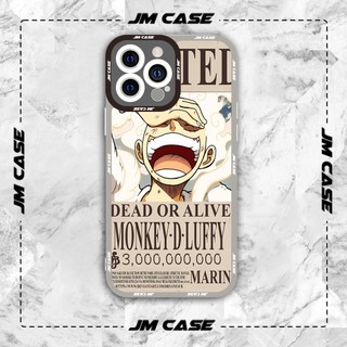 Ốp lưng iphone samsung xiaomi oppo cạnh vuông JMCase Luffy Gear 5 Wanted One Piece Manga Anime