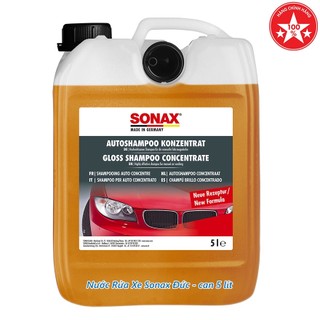 Nước rửa xe ô tô sonax gloss shampoo 314500 5 lít