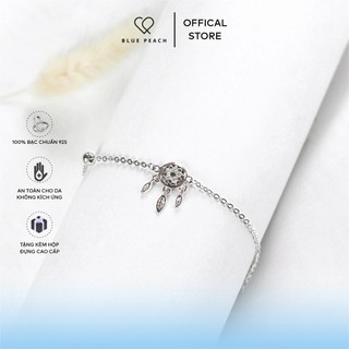 Lắc Tay Bạc Blue Peach Flower Dreamcatcher WG LT012
