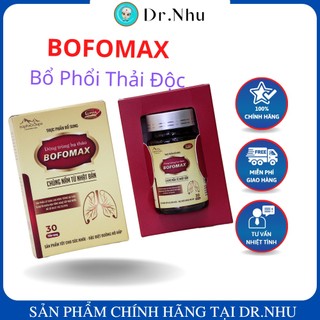 Bổ phổi đông trùng hạ thảo bofomax chính hãng traphaco giúp bổ phổi, thải độc, giảm ho, hộp 30 viên - dr. nhu