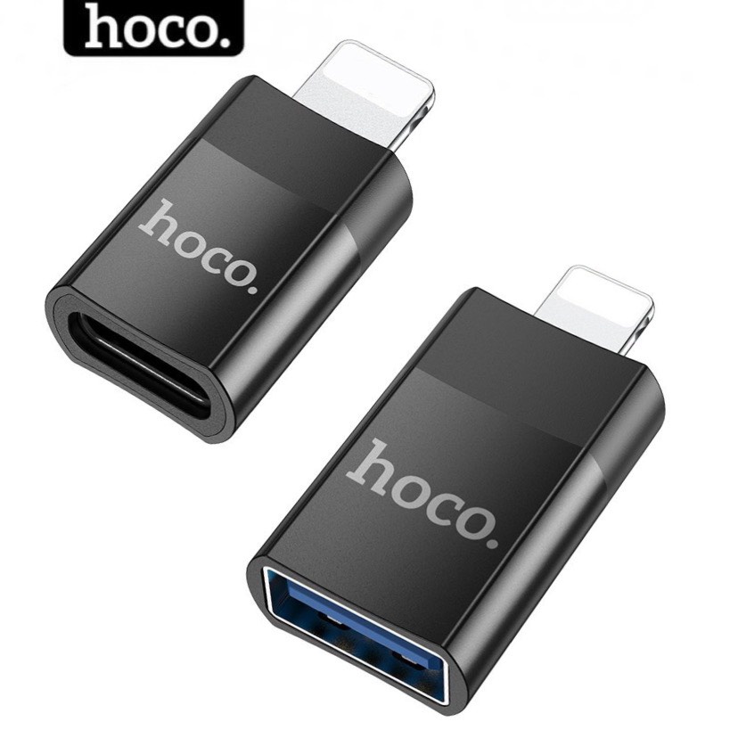 Đầu chuyển đổi từ usb sang ip chính hãng HOCO - jack OTG type c sang ip dùng cho iphone 11 12 13 14 xsmax